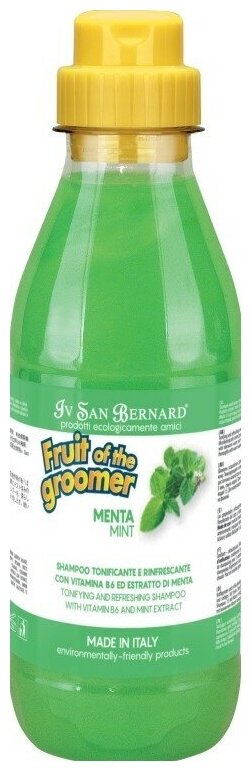 ISB Fruit of the Grommer Mint Шампунь для любого вида шерсти с витамином В6 1 л.