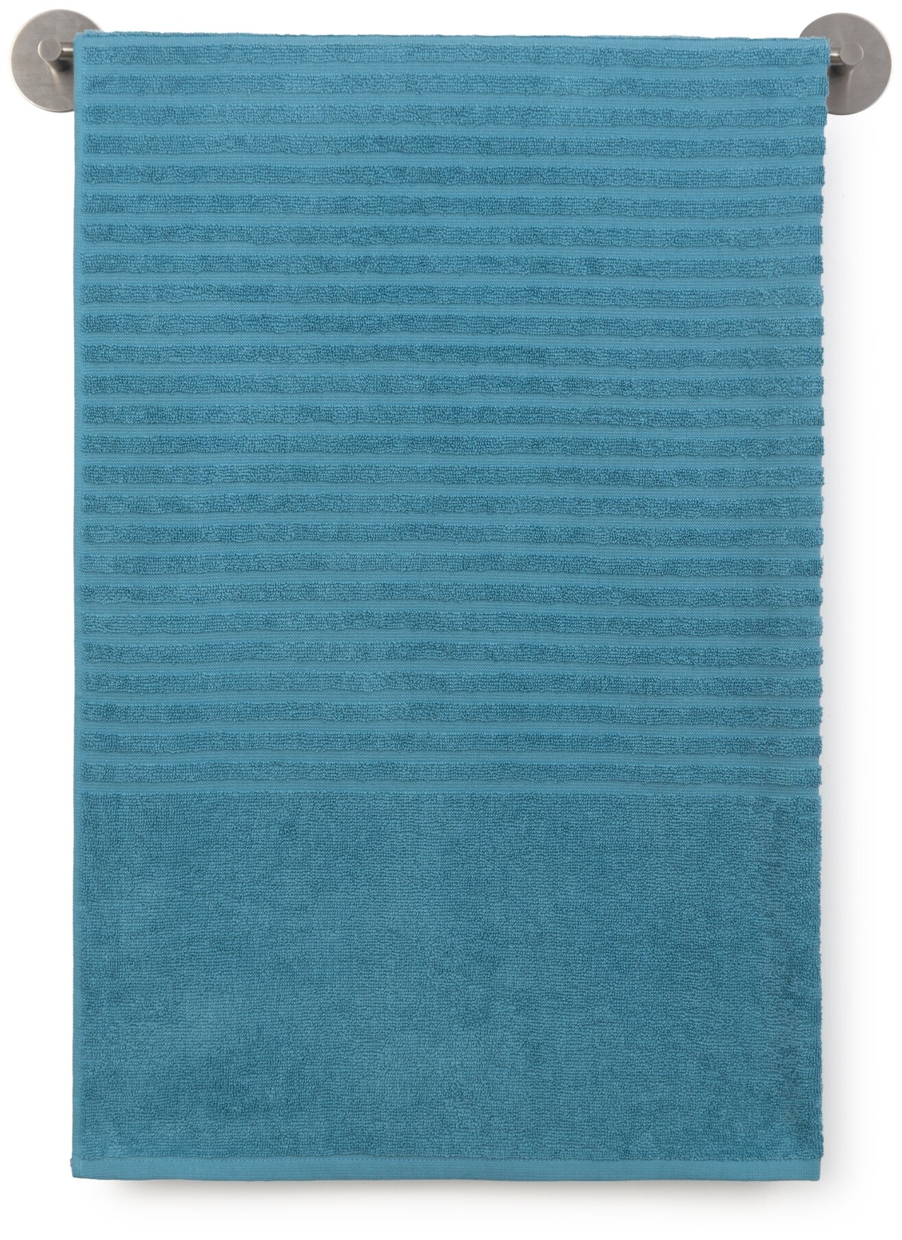 Полотенце банное,пляжное махровое, Донецкая мануфактура, 100х150 см., цвет: серо-голубой, 100% хлопок - фотография № 1