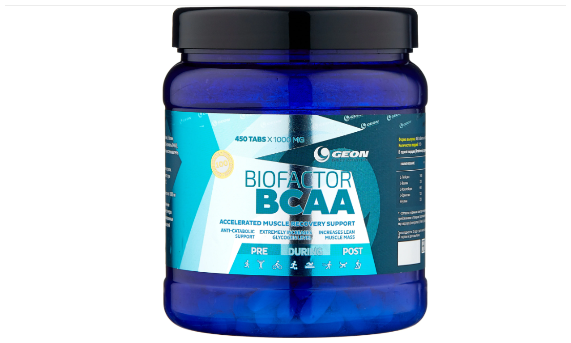 Geon Biofactor Bcaa 450 tabs