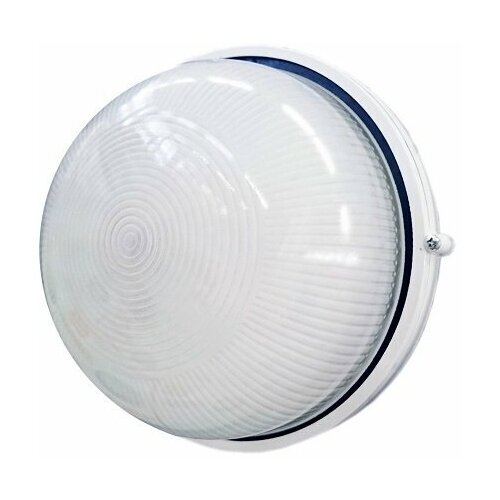 Светильник без решетки 60Вт круг белый