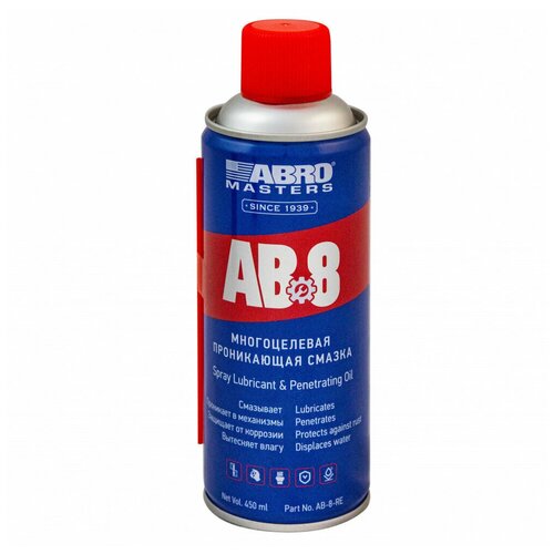 Смазка проникающая ABRO АВ-8 AB-8-200-RW Masters аэрозоль 200 мл
