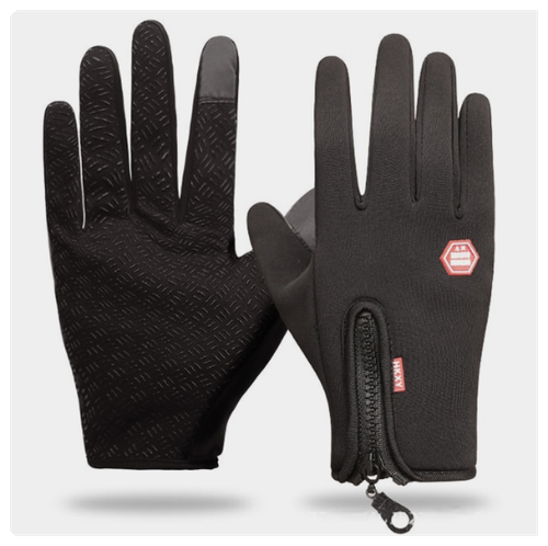 Теплые, водонепроницаемые перчатки для сенсорных экранов, размер L, 9