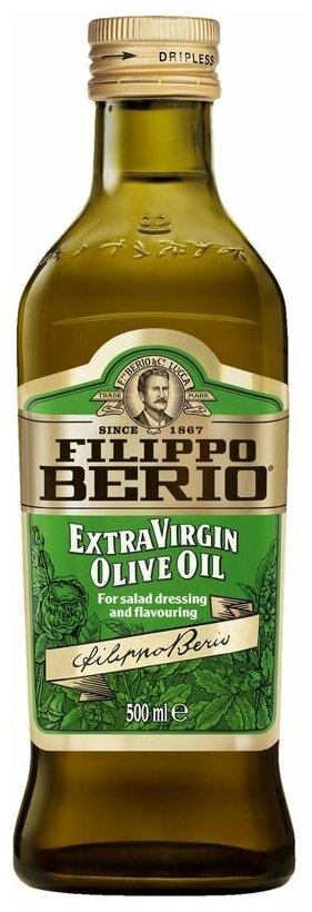 Масло оливковое Filippo Berio Extra Virgin, 500мл