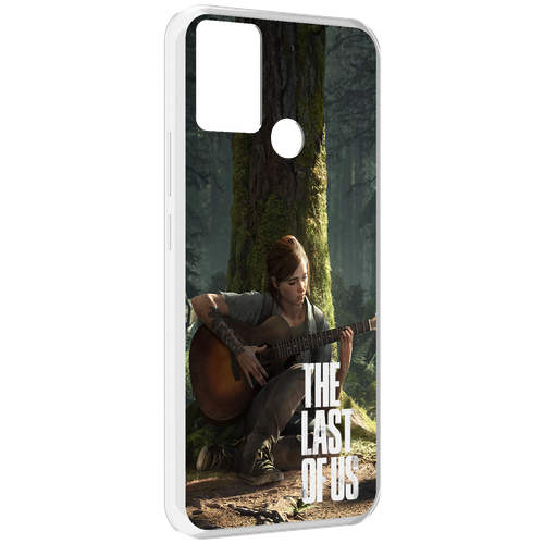 Чехол MyPads The Last of Us Part II для Infinix Hot 11 Play задняя-панель-накладка-бампер