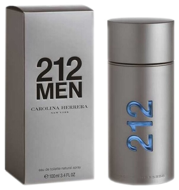 Carolina Herrera, 212 Men, 100 мл, туалетная вода мужская