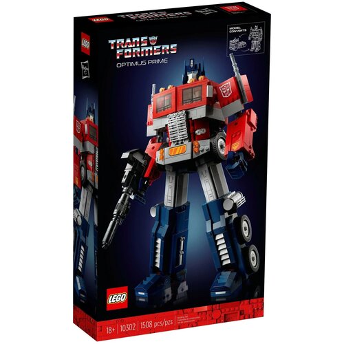 Lego Iconic Конструктор LEGO Icons Optimus Prime · Autobots 1508 деталей 10302 конструктор t3030 peterbilt 379 optimus prime 619 деталей