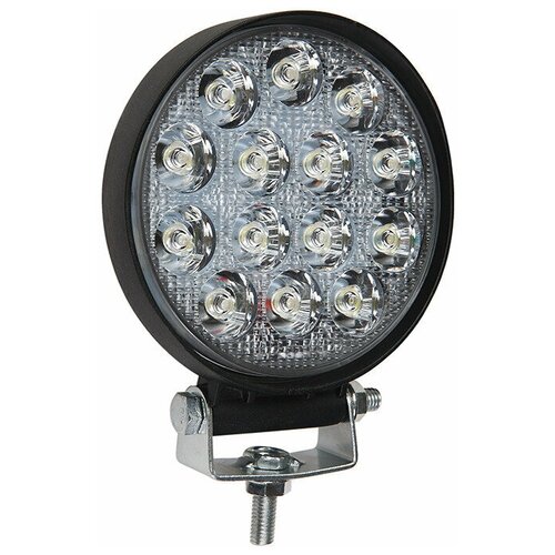 Фара рабочего света диодная круглая 12/27V 14 SMD SLIM 42W