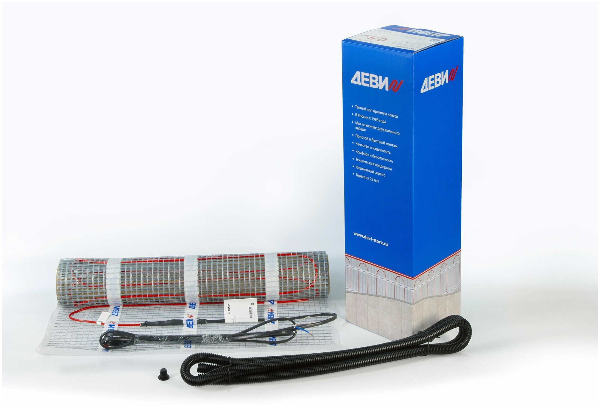 Теплый пол ДЕВИ Comfort Mat-150T 150 Вт 230 В 1 м2 (нагревательный мат)