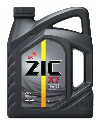 Моторное масло Zic X7 5W30 4л 162675
