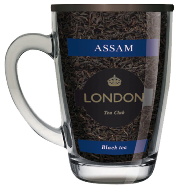Чай черный «Assam» (Ассам) 70г в стеклянной кружке-1 шт. - фотография № 1
