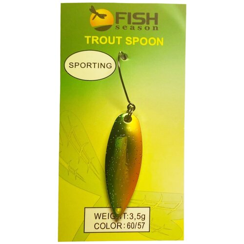 Блесна форелевая Fish Season SPORTING, 3,5g Цвет-57 , Крючок-KUMHO