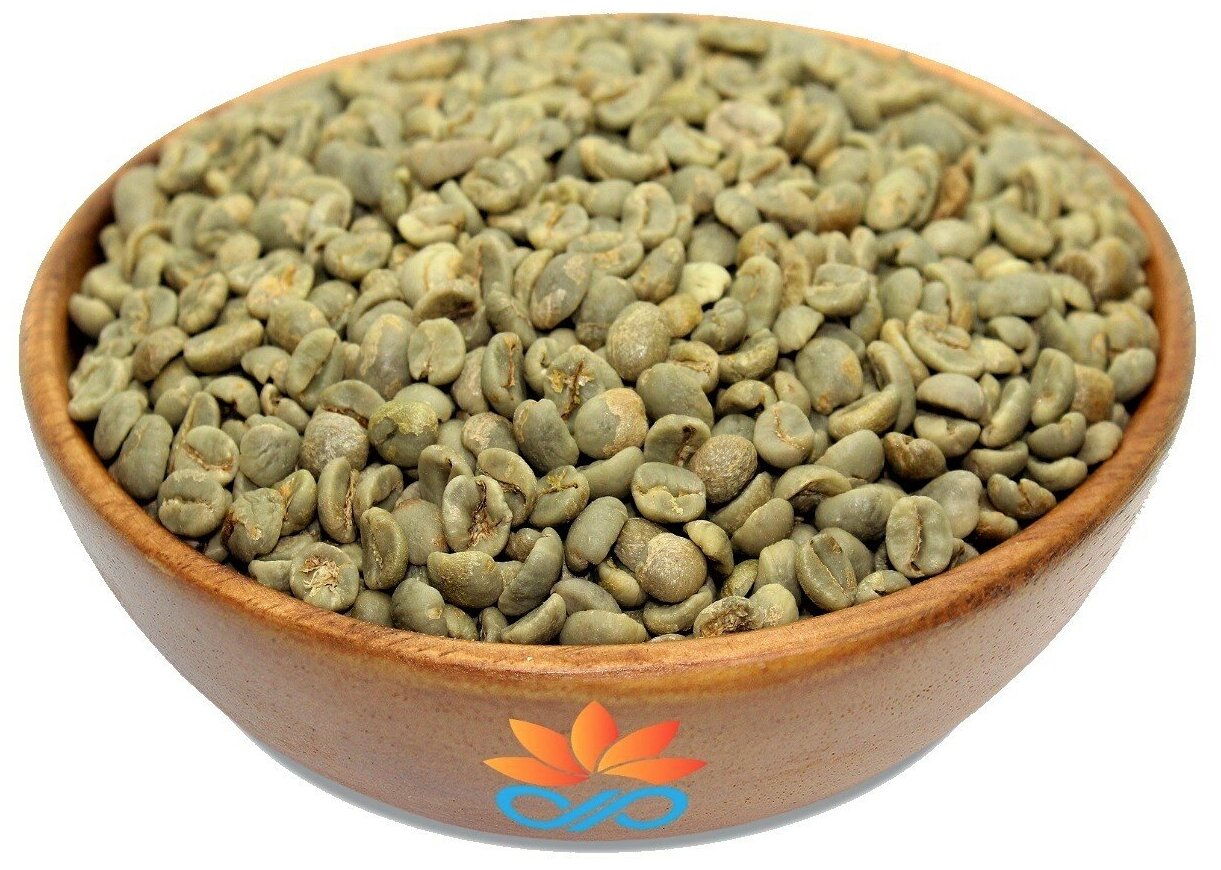 Кофе Зеленый в зернах необжаренный «Бразилия Сантос» (100% Арабика) Mehman 1000г - фотография № 2