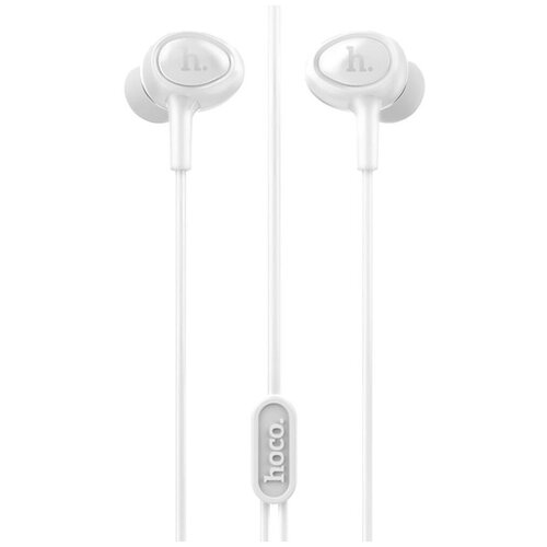 Наушники внутриканальные HOCO M3 микрофон кнопка ответа кабель 12м цвет белый 66100₽