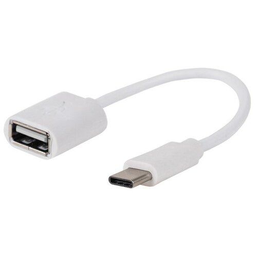 Usb кабель otg type c на usb шнур 0.15 м белый, 1шт кабель штекер usb a гнездо usb a 2 0 1м белый блистер