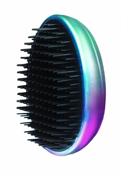 Расческа для волос компактная InterVion Tangle deniner Glossy Ombre