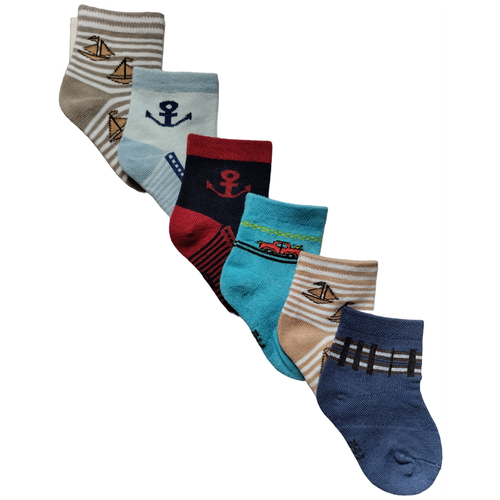 фото Комплект носков для малышей 6 пар 0-6 мес нет