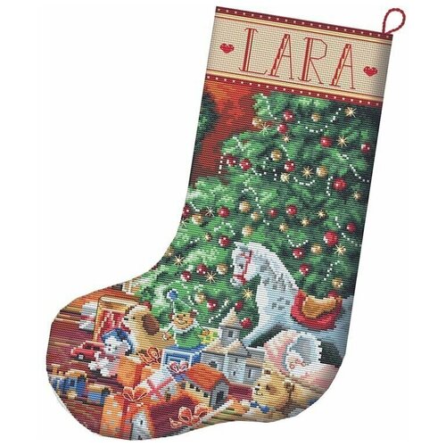 Набор для вышивания Letistitch Cozy Christmas Stocking, 24,5x37 см