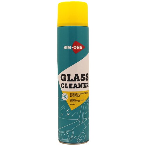 Очиститель Стекол И Зеркал Пенный Aim-One Glass Cleaner, Gk-650, Аэрозоль, 650 Мл AIM-ONE арт. GK-650