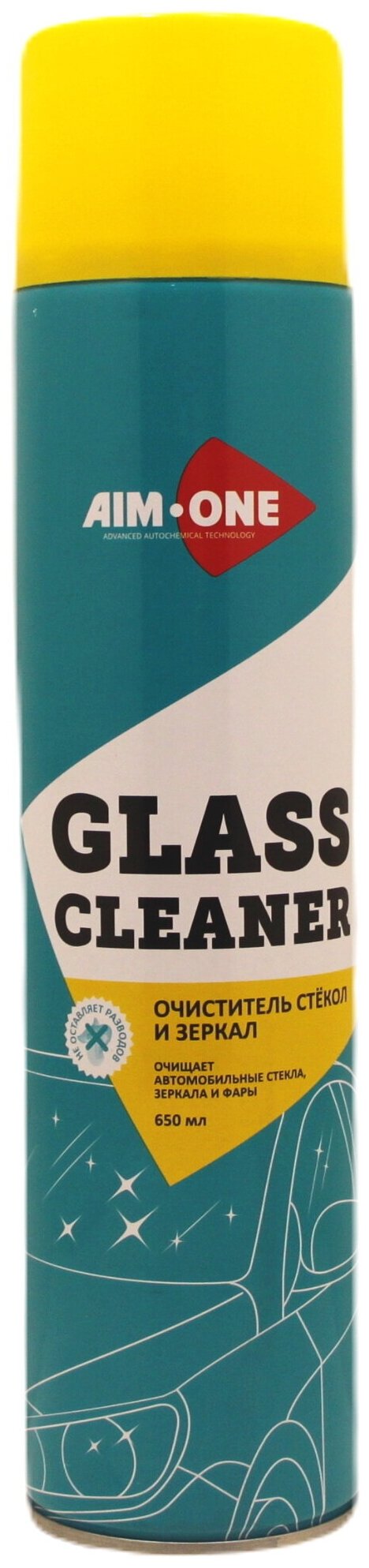 Пенный очиститель стекол Glass cleaner AIM-ONE 650мл (аэрозоль)