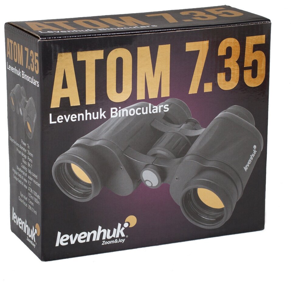 Бинокль Levenhuk (Левенгук) Atom 7x35 - фото №19