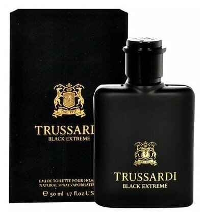 Туалетная вода TRUSSARDI Black Extreme, 50 мл