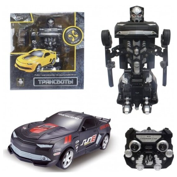 Робот на радиоуправлении 1TOY 1 TOY Т10863 2,4GHz, чёрный