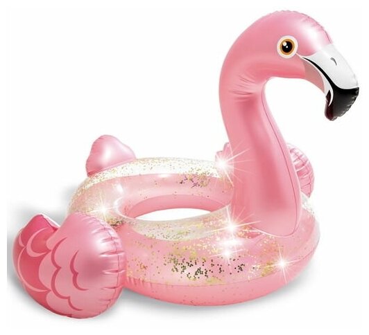 Круг надувной Фламинго блестящий 99х89х71см, от 9 лет