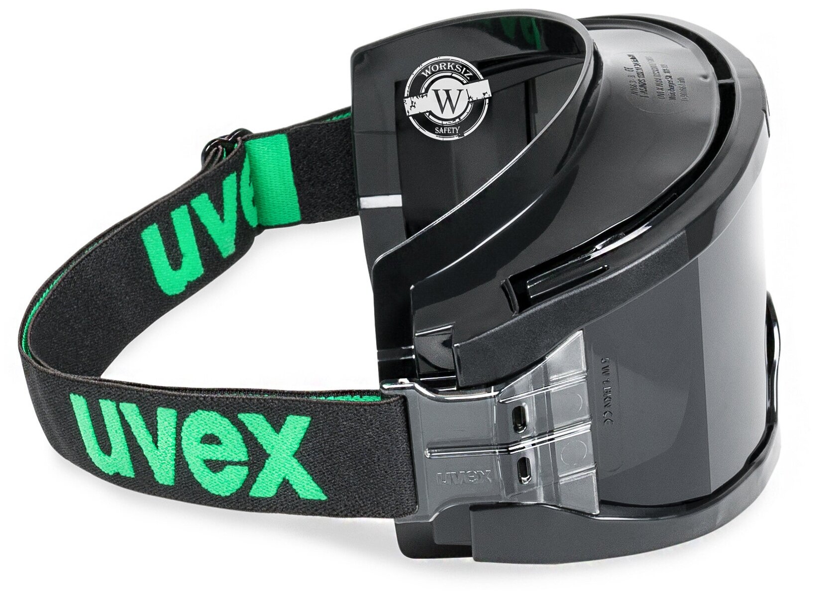 Очки uvex ultravision 9301145, 134 г, black/green - фотография № 9
