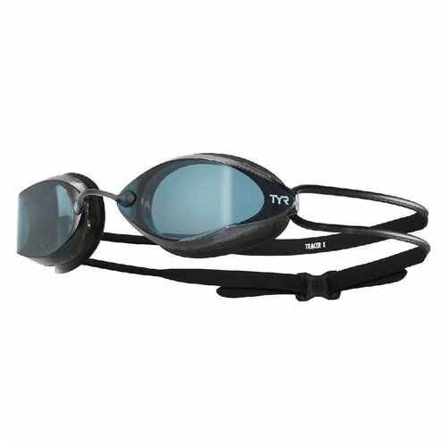 Очки для плавания TYR Tracer-X Racing Nano LGTRXN-074, дымчатые линзы, черная оправа