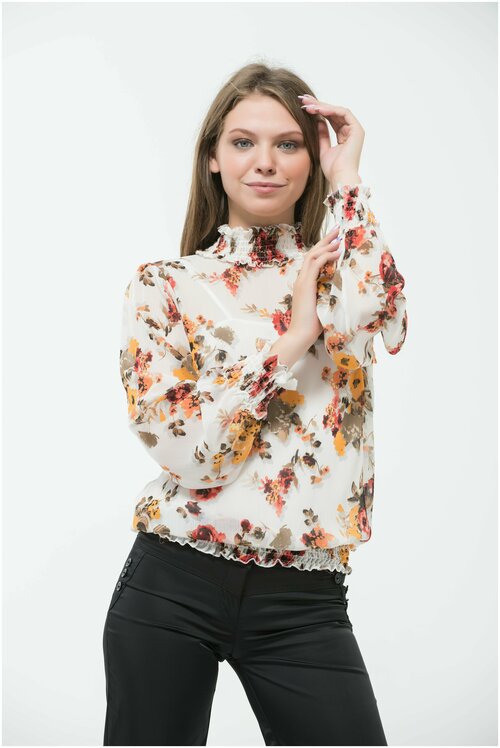 Женская шифоновая блуза FL0145