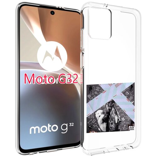 Чехол MyPads Lil Uzi Vert - Luv Is Rage 2 для Motorola Moto G32 задняя-панель-накладка-бампер