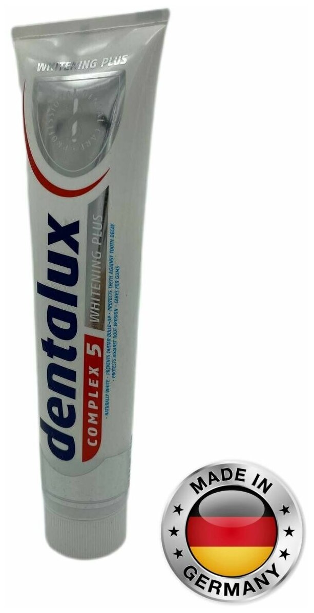 Зубная паста Dentalux complex 5 whitening plus 125 мл.