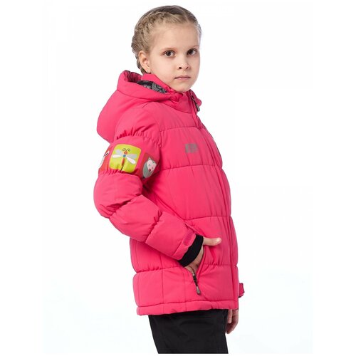 Горнолыжная куртка детская FUN ROCKET 15901 Д размер 116, зеленый