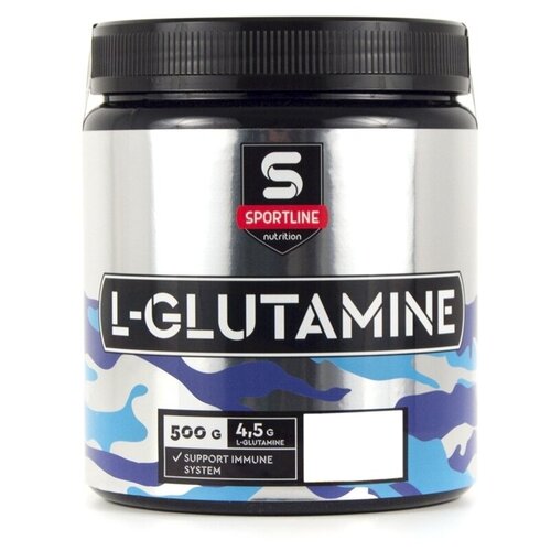 Аминокислота Sportline Nutrition L-Glutamine Powder, мандарин, 500 гр.