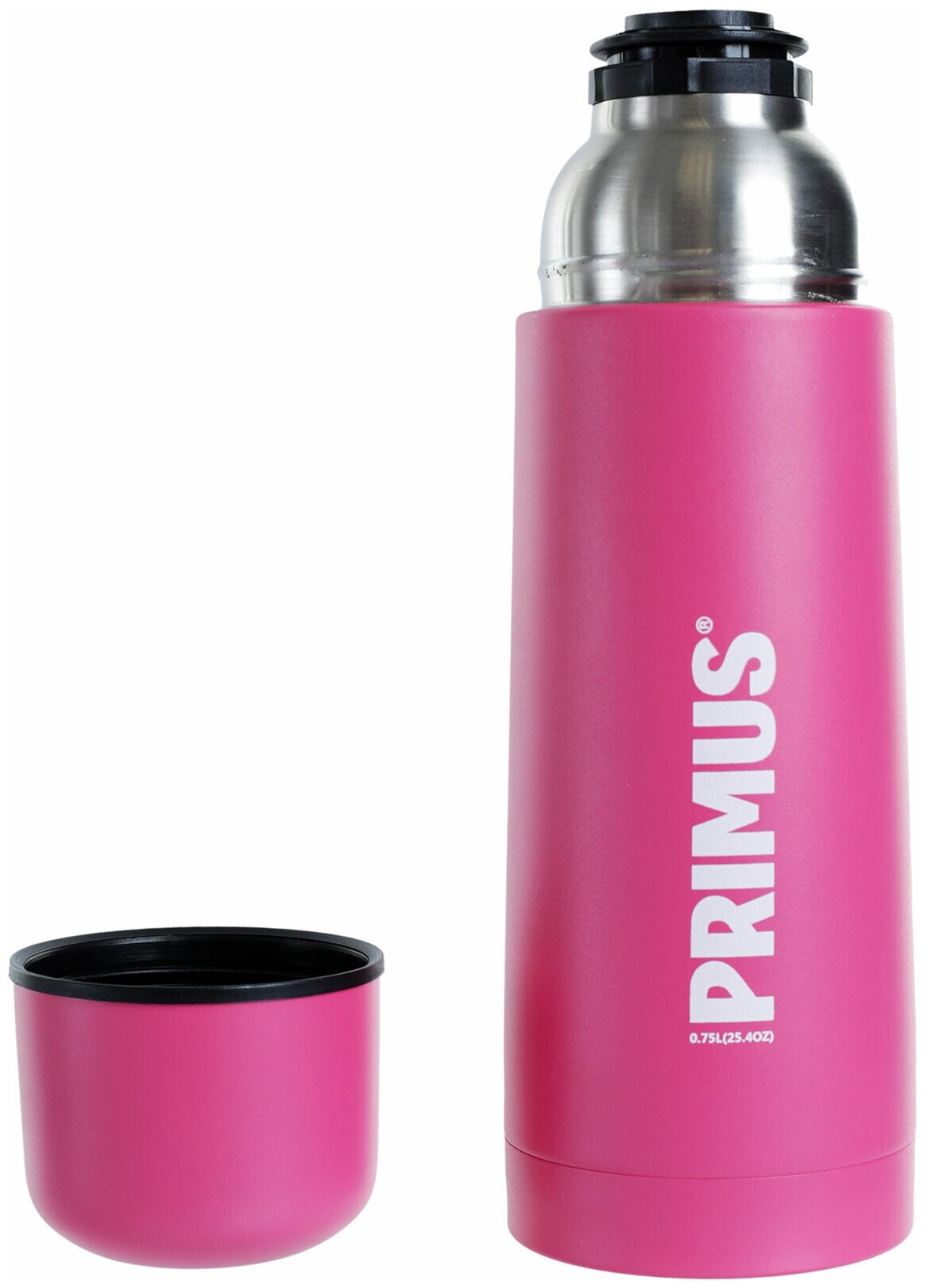 Классический термос PRIMUS Vacuum Bottle, 0.75 л, розовый - фотография № 4