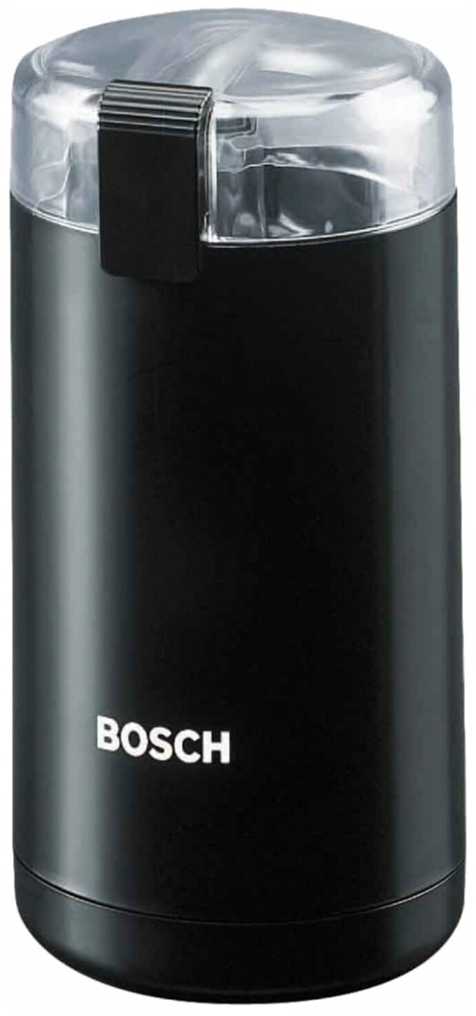 Кофемолка BOSCH MKM6003, мощность 180 Вт, вместимость 75 г, пластик, черная В комплекте: 1шт.