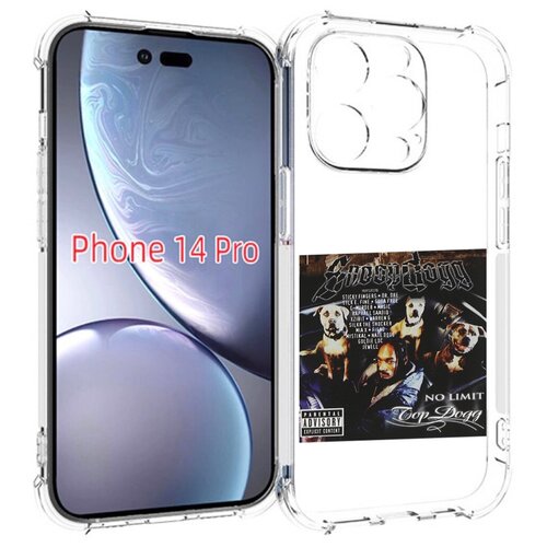 Чехол MyPads Snoop Dogg NO LIMIT TOP DOGG для iPhone 14 Pro задняя-панель-накладка-бампер