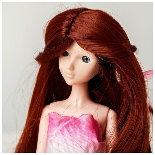 Волосы для кукол КНР Волнистые с хвостиком размер маленький, 350 (4275540)
