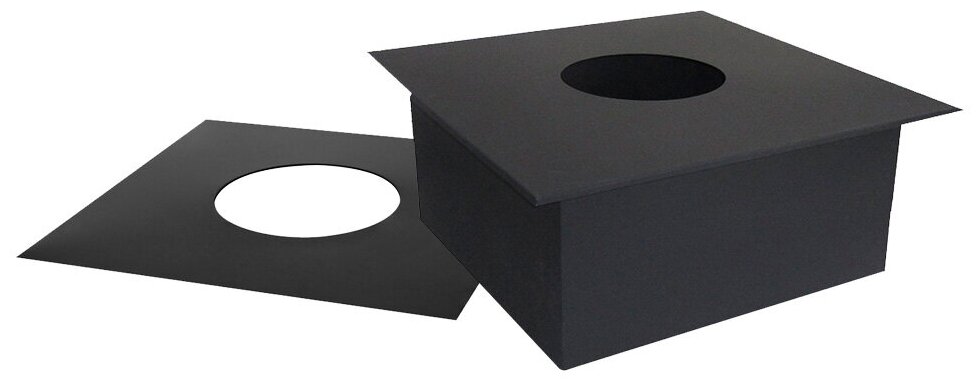 ППУ BLACK (AISI 430/0,5мм) диаметр дымохода: 200 мм - фотография № 3