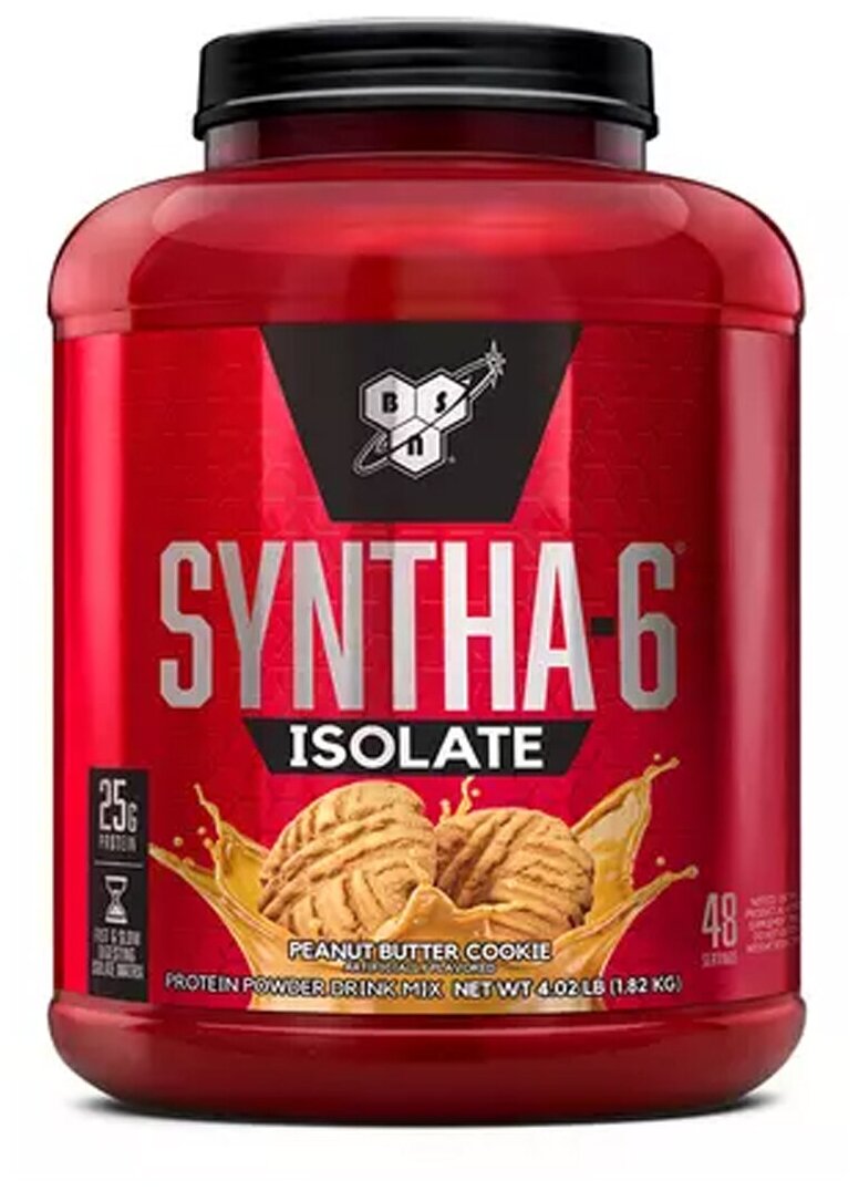 Протеин BSN Syntha-6 Isolate 4,02 lb Peanut Butter Cookie