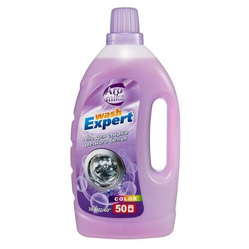 Гель Wash Expert Color для стирки цветного черного белья, тканей, 2000 мл