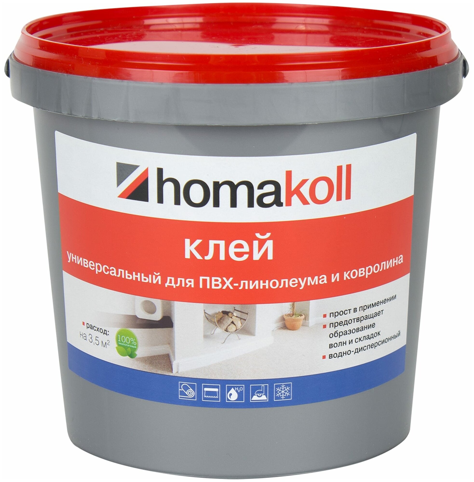 Клей универсальный для линолеума и ковролина Хомакол (Homakoll) 1.3 кг