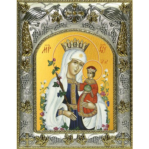 Икона Неувядаемый Цвет икона Божией Матери икона божией матери неувядаемый цвет 7 8 см арт рфи 173