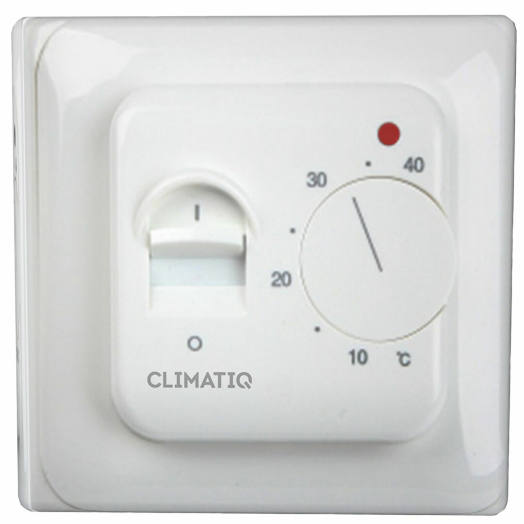 Терморегулятор с ручным управлением (белый) IQWATT CLIMATIQ BT