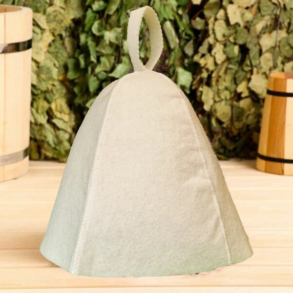 фото Шапка для бани и сауны из фетра