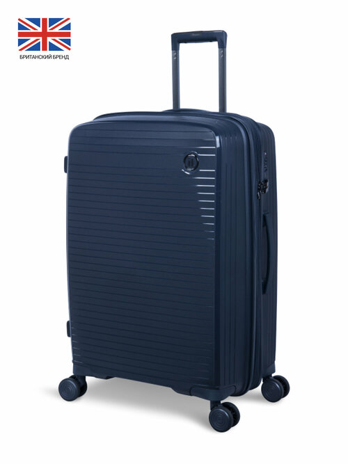 Чемодан IT Luggage, 112 л, размер M, синий