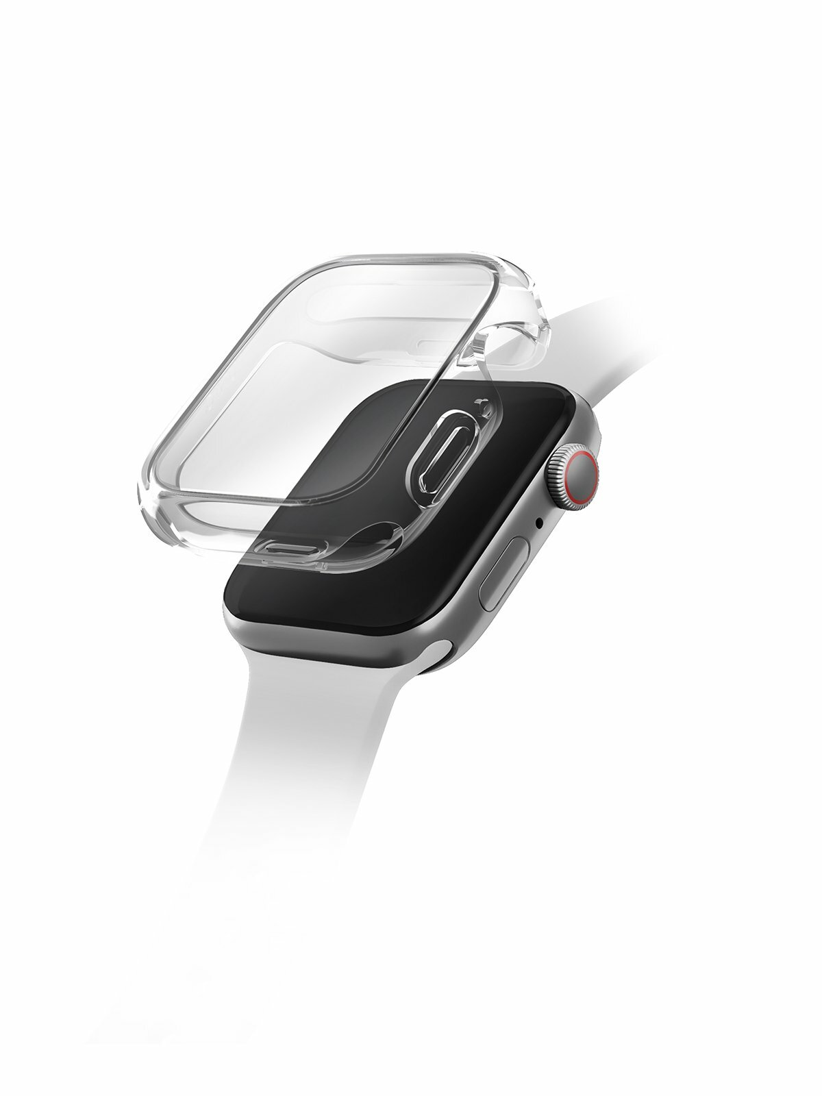 Чехол Uniq Garde для Apple Watch 7/8/9 41 мм, прозрачный