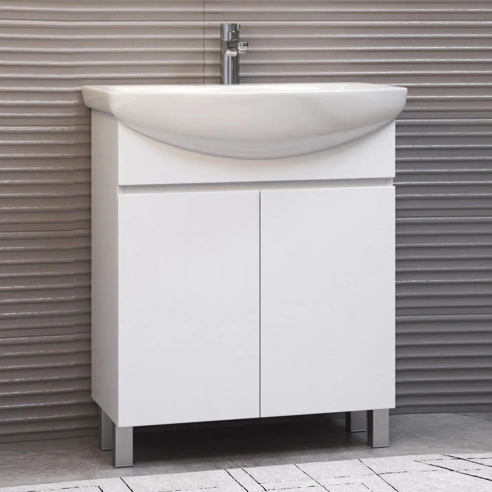 фото Тумба с раковиной Vigo Wing 60 напольная