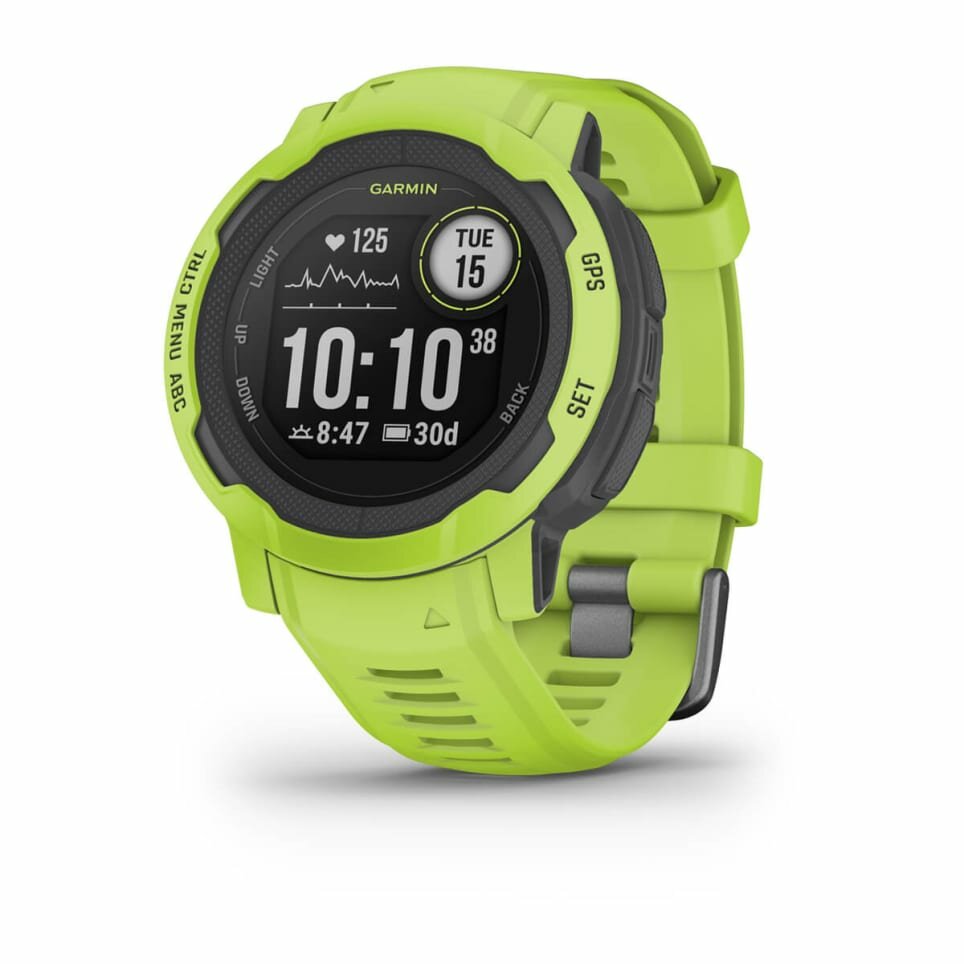 Умные часы Garmin Instinct 2 Solar, желтый