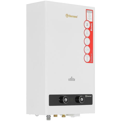 Проточный газовый водонагреватель Thermex B20D накопительный с защитой от перегрева
